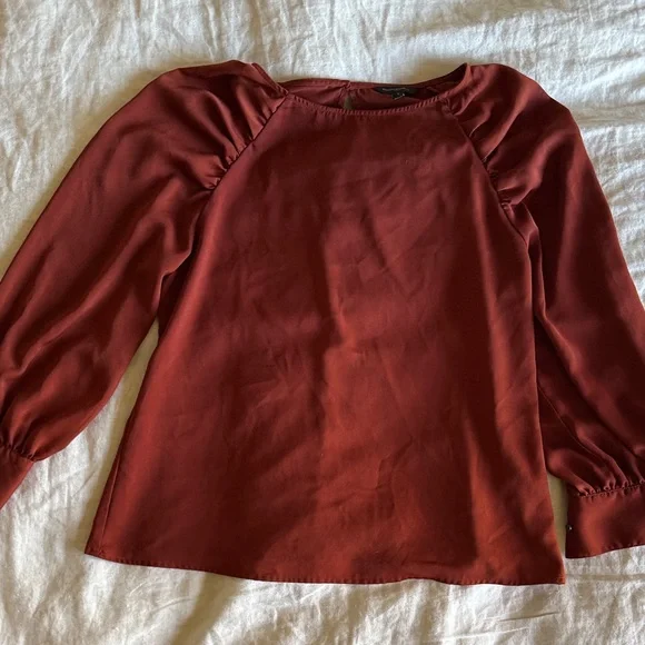 Banana Republic Rust Blouse - Picture 1 of 2